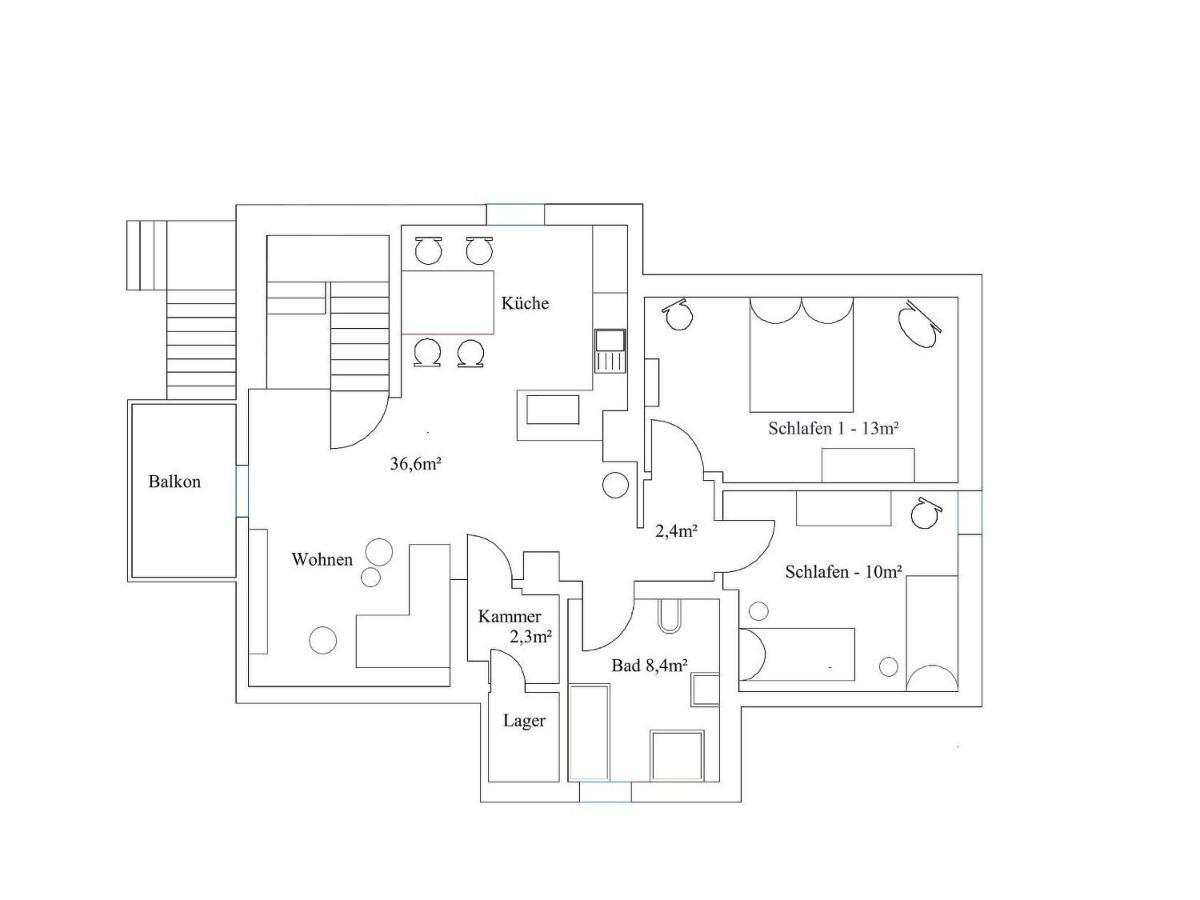 شقة Haus Mariechen Frielendorf المظهر الخارجي الصورة